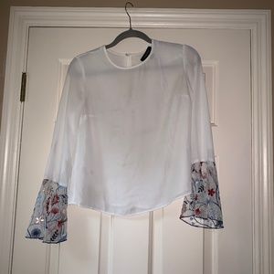Primark Lace Sleeve Shirt sz 2